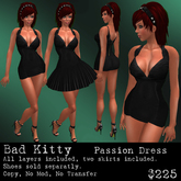 Bad Kitty Passion Dress Black (R) V