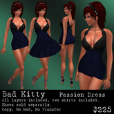 Bad Kitty Passion Dress Blue (R) V