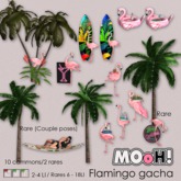MOoH! Flamingo tray green 3LI