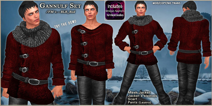 FM Set Gannulf /BLK_Red