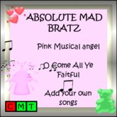 Pink Musical Angel O Come All Ye Faithful
