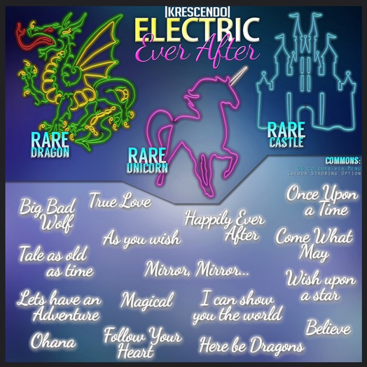 [Kres] Electric Ever After - Castle RARE