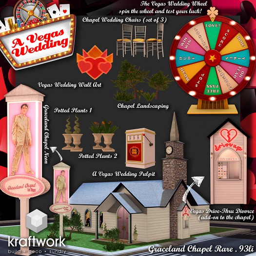KraftWork Vegas Wedding Pulpit