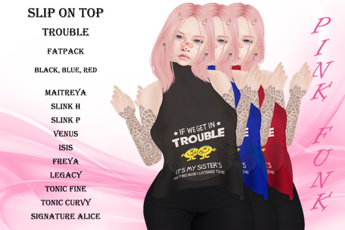 [PF] Slip Top Trouble Fatpack