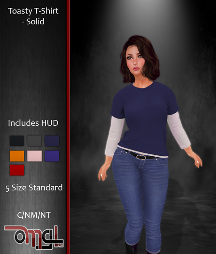 OMG! Inc. - Toasty T-ShIrt - Solid (Add Me)