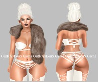 Foxes - Victoria - 4 Piece Set - White - RARE