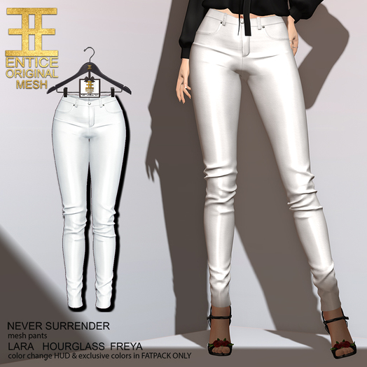 Entice - Never Surrender Pants - White