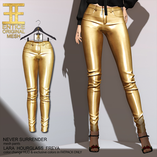 Entice - Never Surrender Pants - Gold