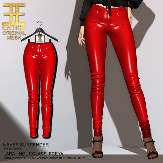 Entice - Never Surrender Pants - Red