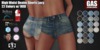 Gas high waist denim shorts lucy 22 colors whud fatpack ad