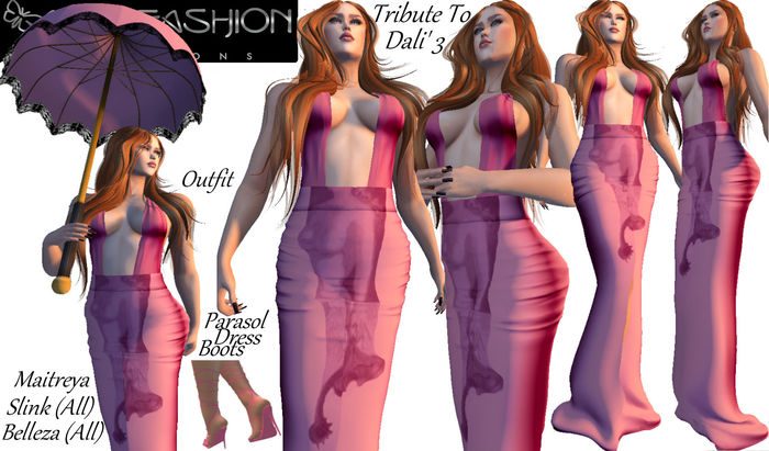 ART & FASHION - TRIBUTETODALI 3 OUTFIT