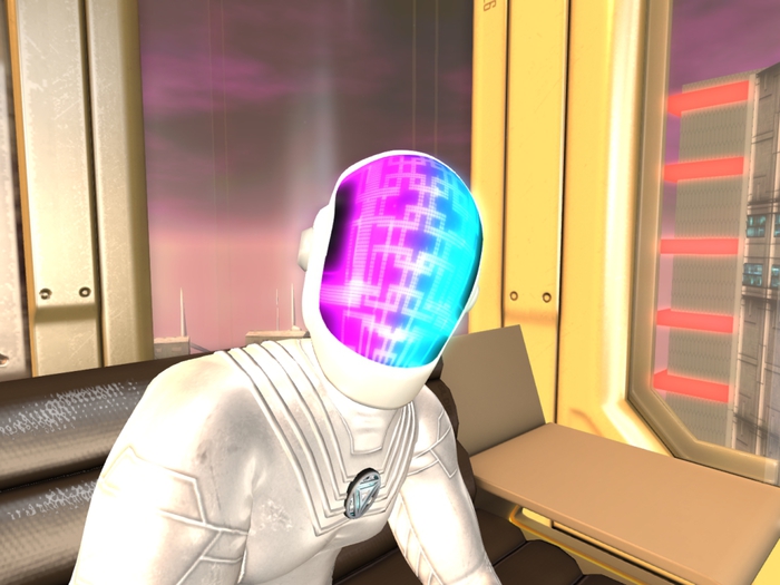 AHD *Promo Price* Daft Punk Style Helmet w/ color hud and face animation