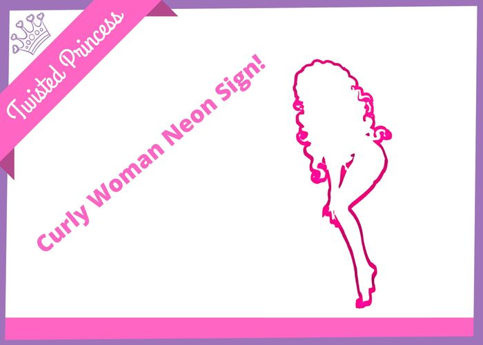 TP- Curly Hair woman Sign-packer