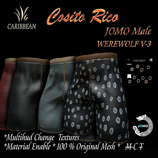 JOMO FURRY COSITO RICO SHORT WEREWOLF V-3 MALE BOX