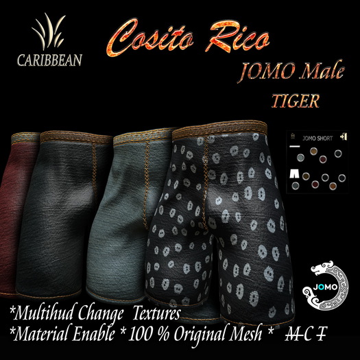 JOMO FURRY  COSITO RICO SHORT TIGER MALE BOX
