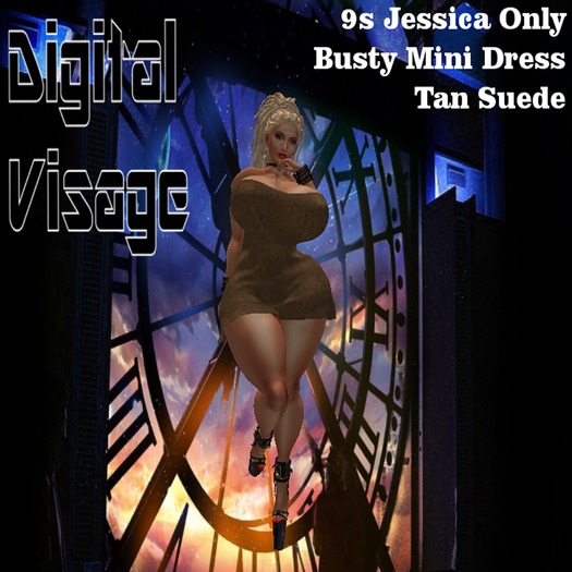 {DV} Jessica Busty Mini Dress 01 - Tan Suede