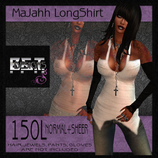 B&T -=<MaJahh LongShirt>=- white
