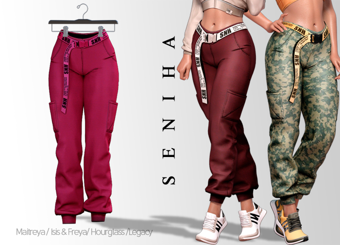 Seniha. Maeve Pant // Dark Pink