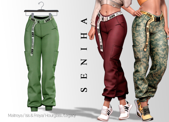 Seniha. Maeve Pant // Green