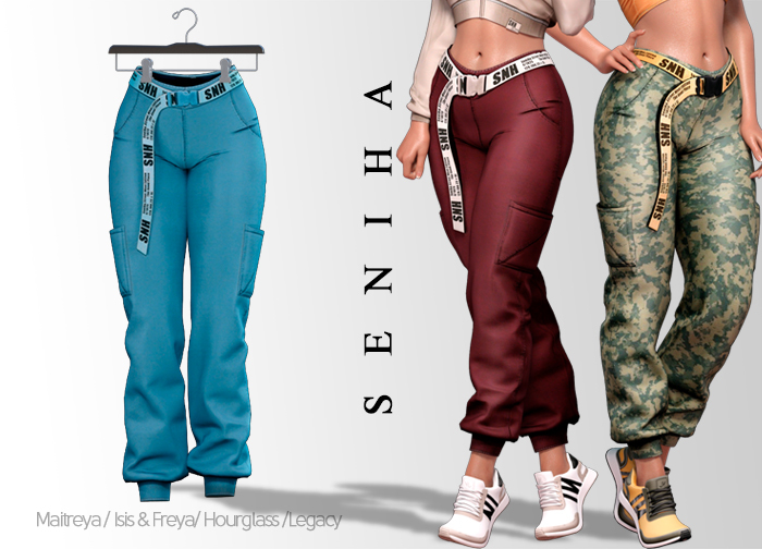 Seniha. Maeve Pant // Blue