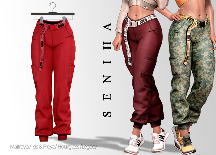 Seniha. Maeve Pant // Red