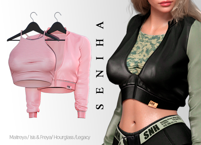 Seniha. Maeve Jacket&Top // Coral