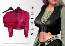 Seniha. Maeve Jacket&Top // Dark Pink