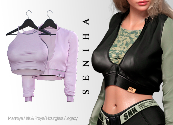 Seniha. Maeve Jacket&Top // Violet