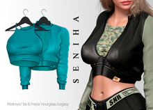 Seniha. Maeve Jacket&Top // Aqua