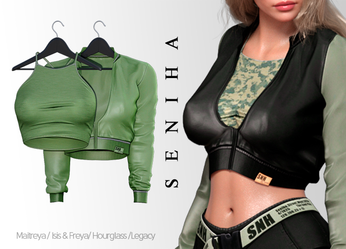 Seniha. Maeve Jacket&Top // Green