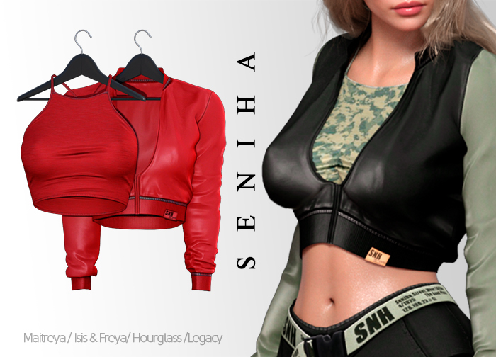 Seniha. Maeve Jacket&Top // Red