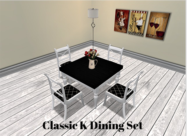 Classic K Dining room Set