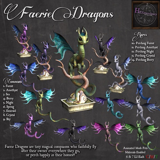 8. *HEXtraordinary* Faerie Dragon - Crystal