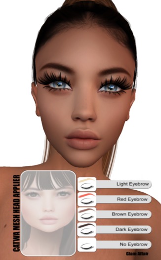 Glam Affair - Molly - Catwa Mesh Head Applier - India