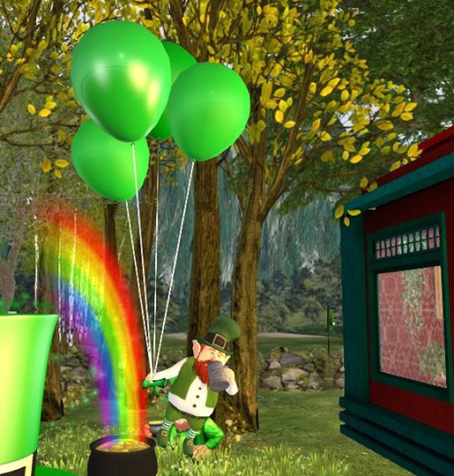 Floating Leprechaun  Fightin O'Bleary
