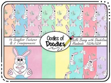 Oodles of Doodles - Bella Bunny with Dandelions