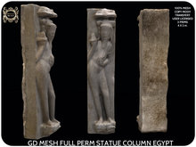 GD MESH FULL PERM STATUE COLUMN EGYPT