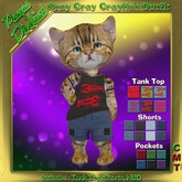 Peeps Dinkies Cray Cray Crayfish Outfit