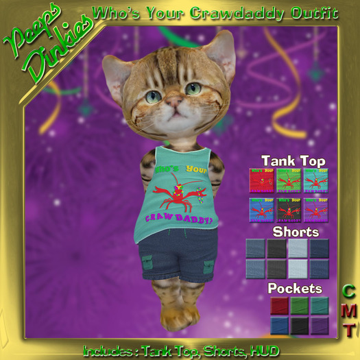 Peeps Dinkies Whos Your Crawdaddy Outfit