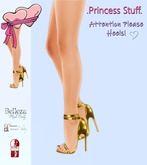 .Princess Stuff. [Attention Please Heels] Gold Silver
