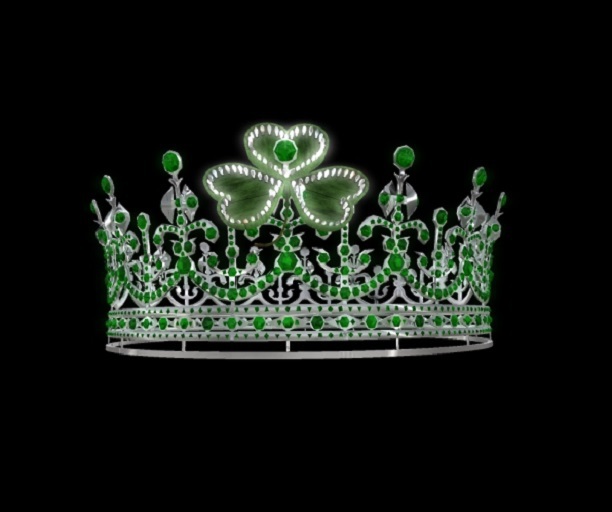 Shamrock Diamond Silver Crown