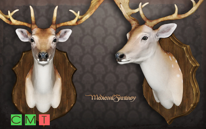 [MF] Mounted deer fallow trophy (boxed)