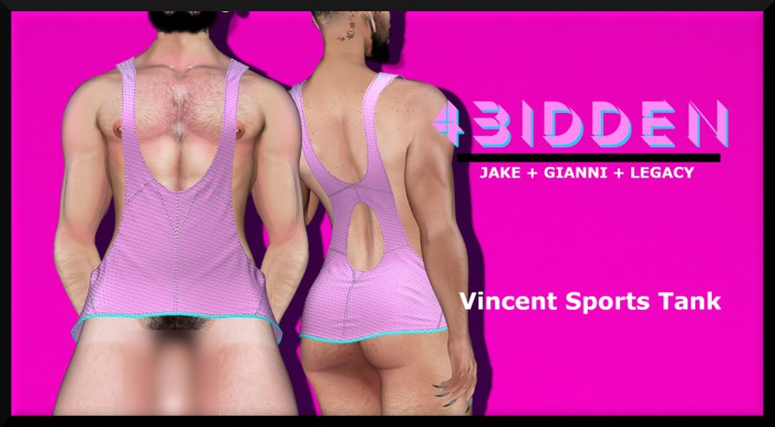 .::4BIDDEN::. Vincent Sports Tank