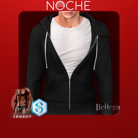 NOCHE. Jourdan Hoodie Black