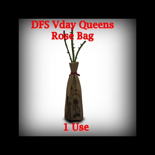 DFS TEXTURE - DFS Vday Queens Rose Bag