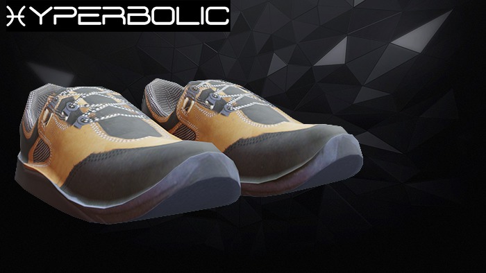 Hyperbolic-low poly sneakers  brown