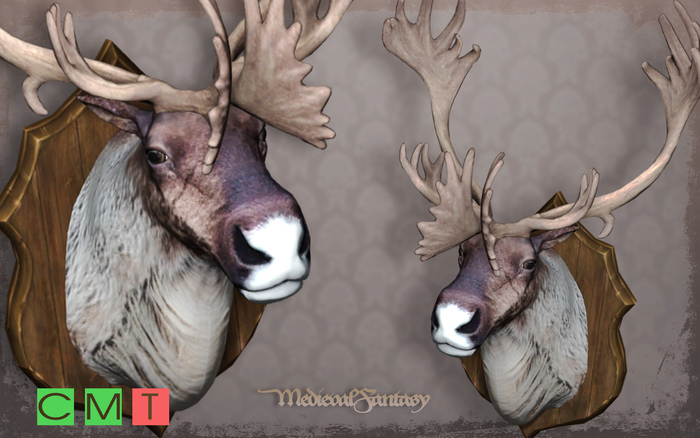 Second Life Marketplace - [MF] Mounted caribou trophy (boxed)