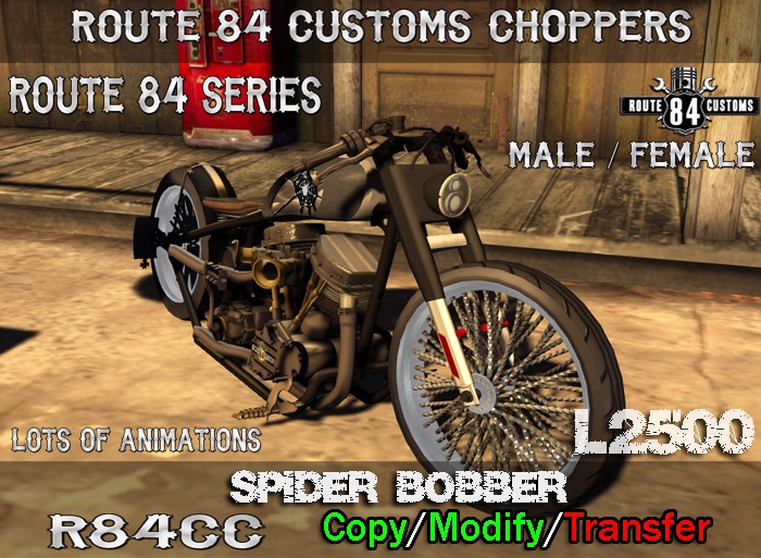 Route 84 Customs - Spider Bobber Boxed