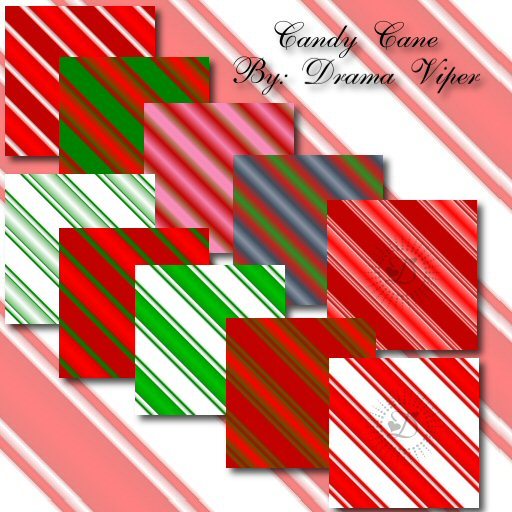 Drama's Designs- Candy Cane Textures