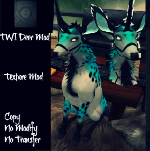 +DB+ Aeila  Light Blue TWI Deer Texture Mod